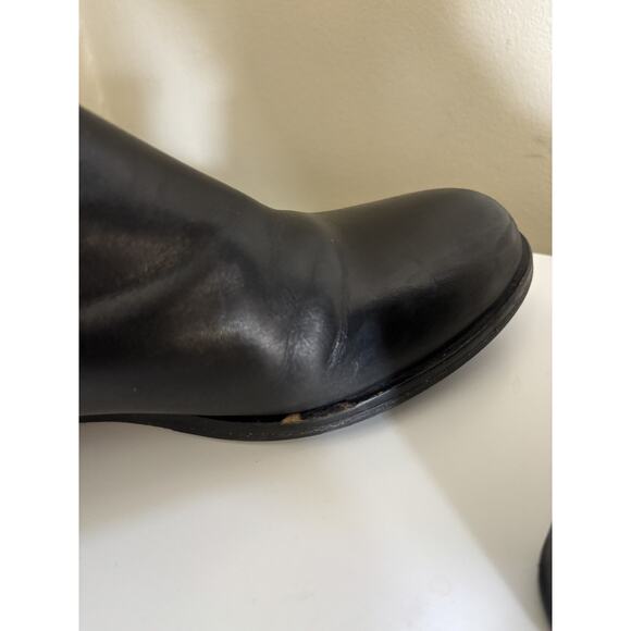 Cole Hahn Air Avalon Black Leather Triple-Buckle Knee Boots Size 8.5 Riding - Picture 7 of 7